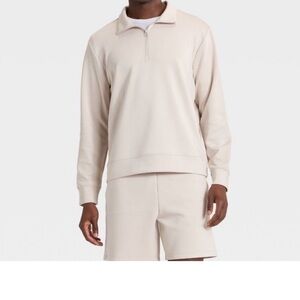 All in Motion men’s spacer half zip sweatshirt